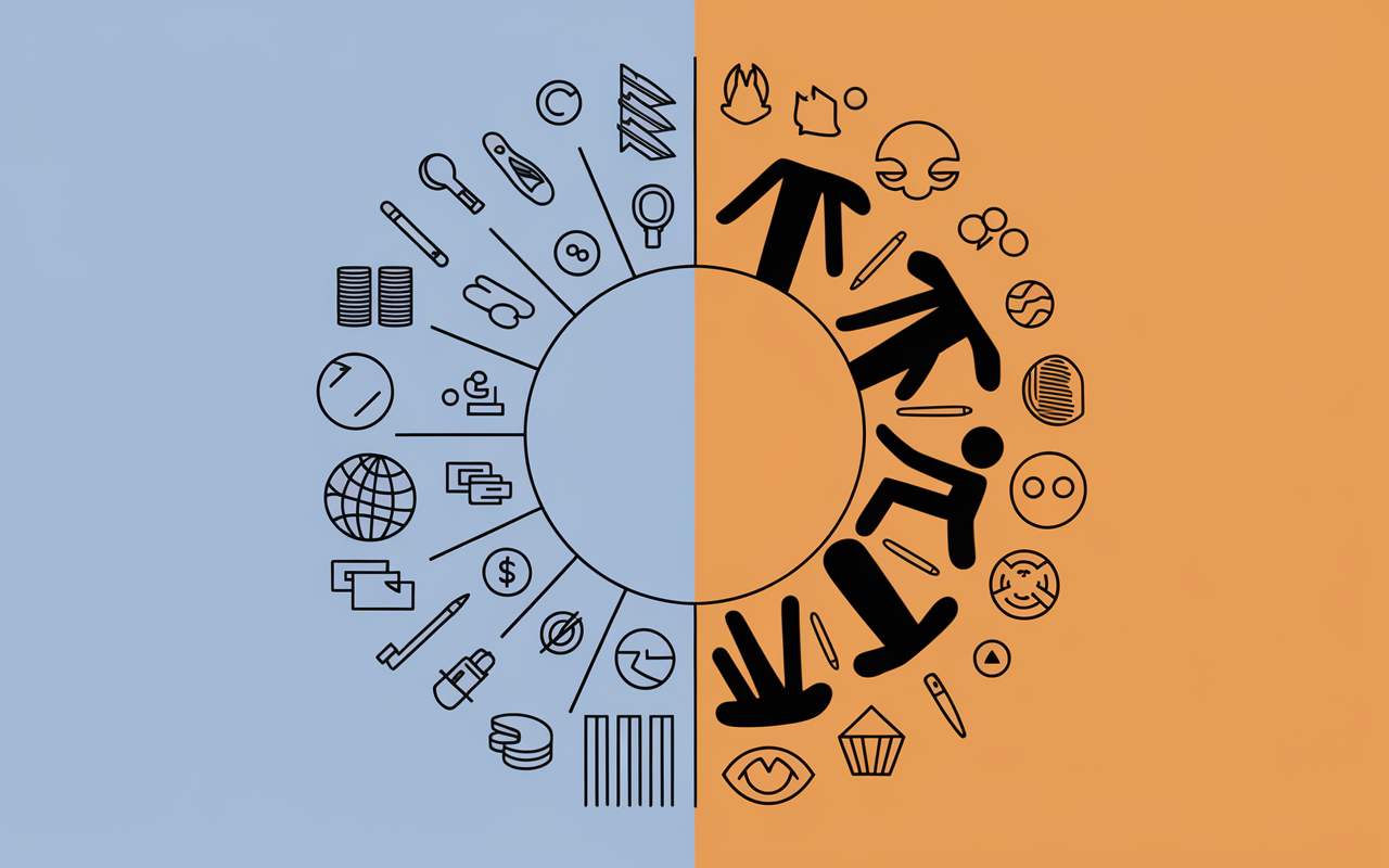 Graphique compétences dirigeant, outils gestion et leadership