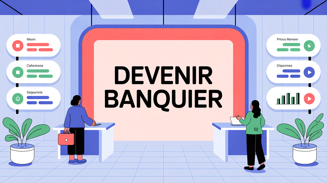 Illustration parcours formations pour devenir banquier