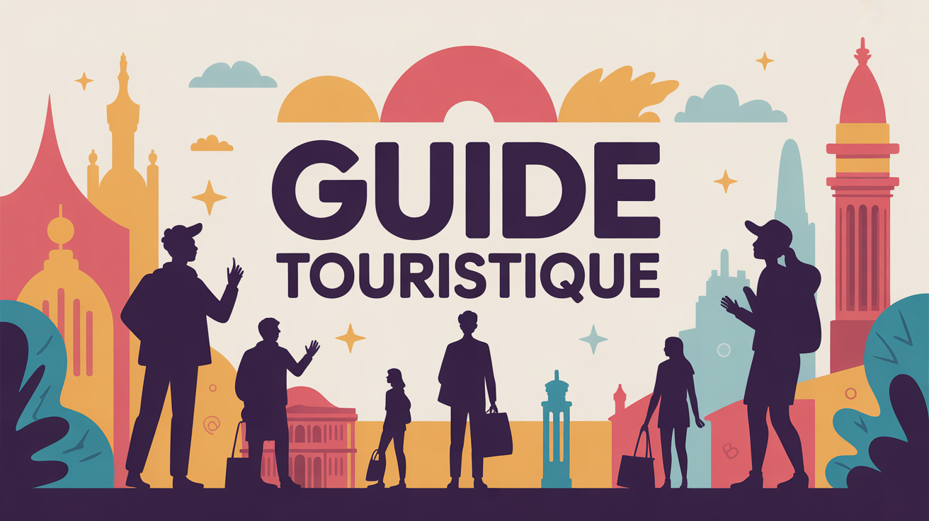 Guide touristique silhouettes et monuments