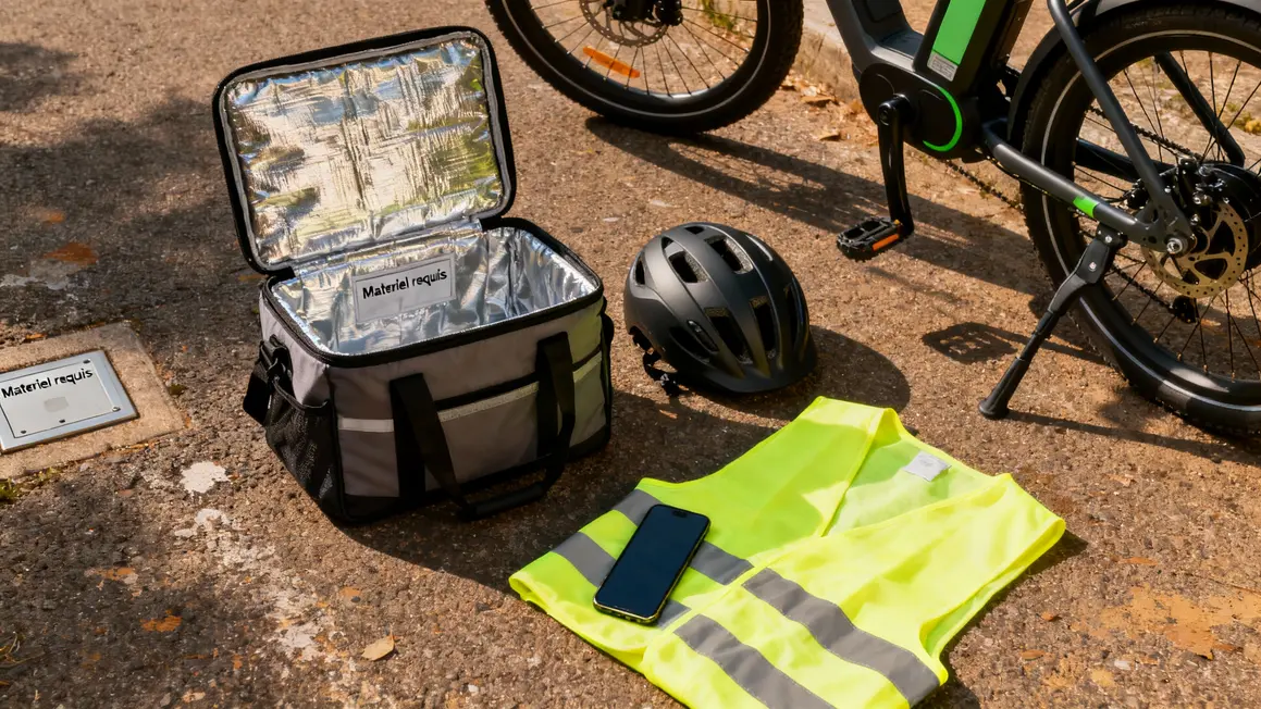 Équipement livreur Deliveroo matériel requis