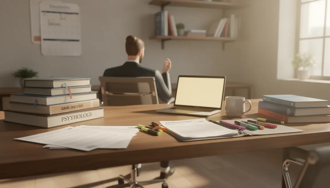 bureau de travail pour etudes psychologie parcours france