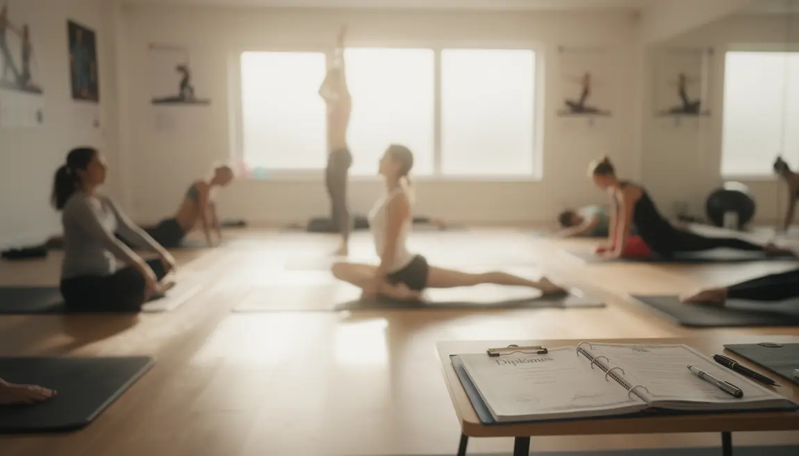 Instructeur pilates en studio, enseignement légal et administratif