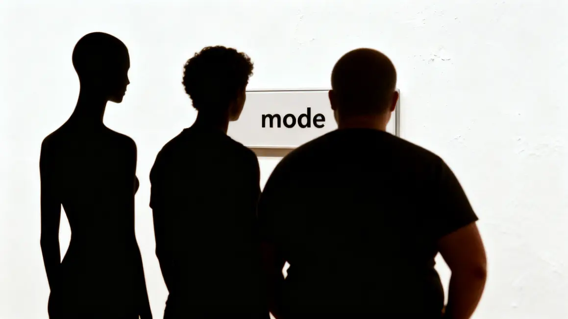 trois silhouettes modèle photo morphologies variées