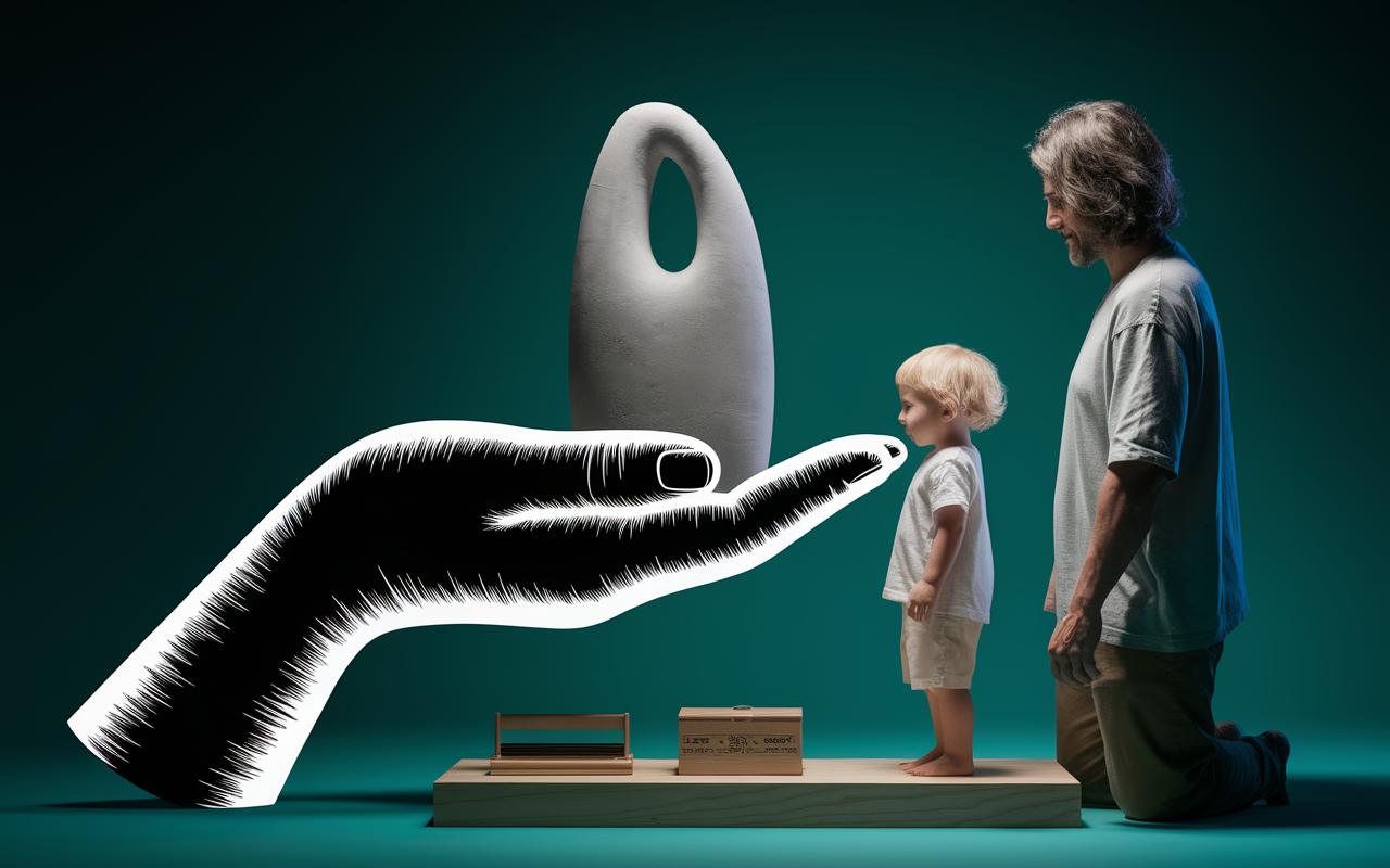 sculpture facile à réaliser main modelant argile enfant adulte