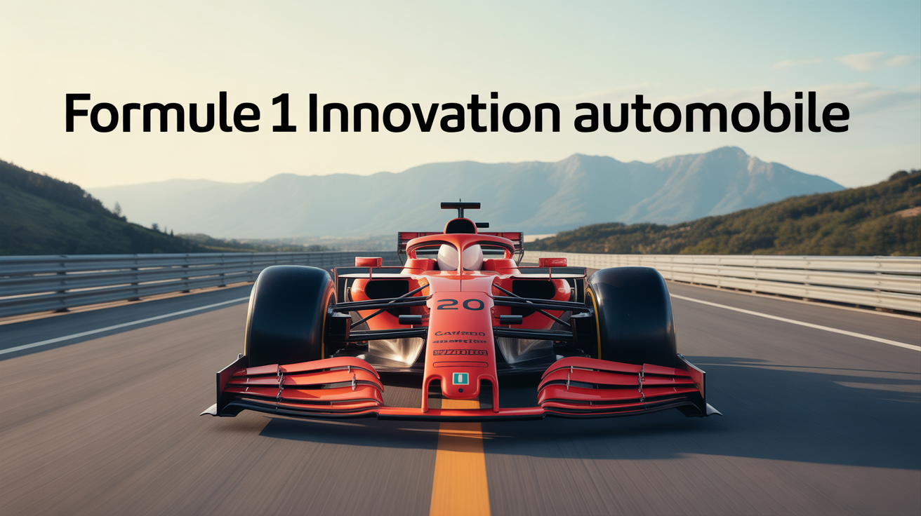 monoplace stylisee technologie f1 innovation