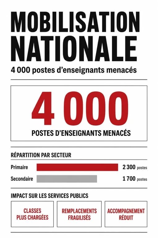 Infographie des chiffres clés de la grève de mardi et impact sur les services publics