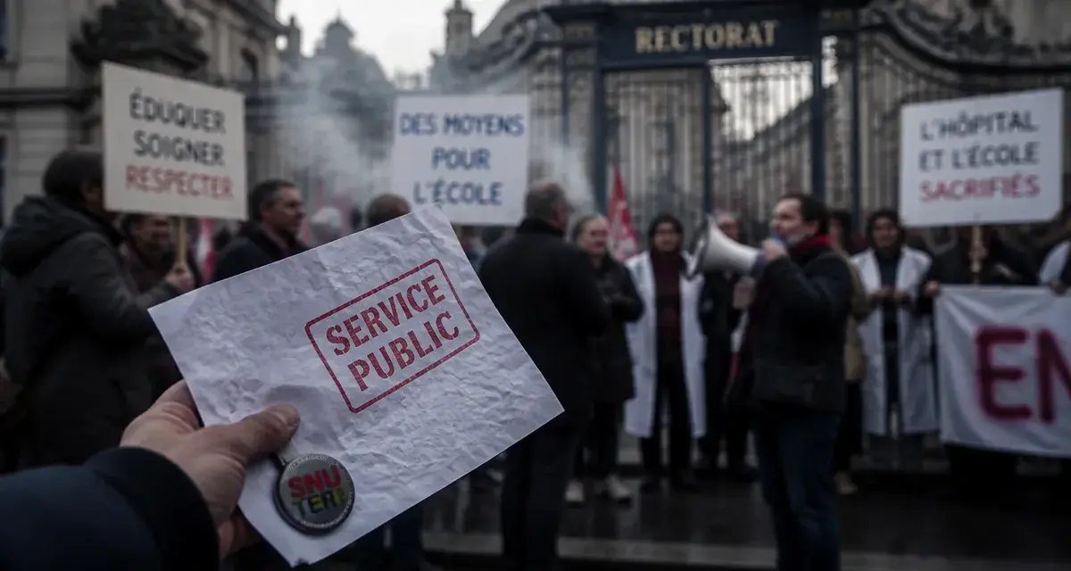 Grève mardi : service public en tension, 4000 postes supprimés